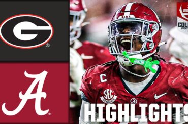 Georgia Bulldogs vs. Alabama Crimson Tide | Full Game Highlights | ESPN College Football