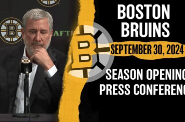 Bruins Press Conference: Updates on Jeremy Swayman and the Upcoming Season