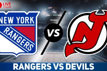 New York Rangers vs New Jersey Devils PRE-SEASON LIVE GAME REACTION & PLAY-BY-PLAY