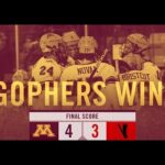 Highlights: Gopher Hockey Completes Sweep of Northeastern