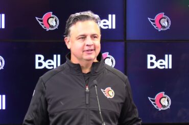 Josh Norris and Travis Green Pregame Availability vs MTL