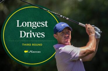 The Longest Drives From the 2024 Third Round | The Masters