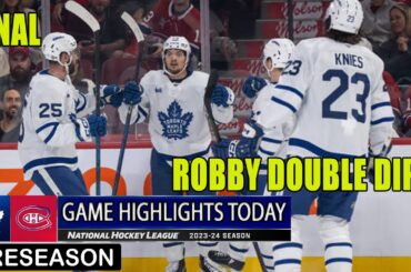 Toronto Maple Leafs vs Montreal Canadiens [FULL GAME] Sep 28, 2024 | Preseason | 2024 NHL Season