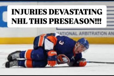 INJURIES DEVASTATING NHL THIS PRESEASON!  #nhl #injury #panarin #laine #montrealcanadiens #nyr #tml