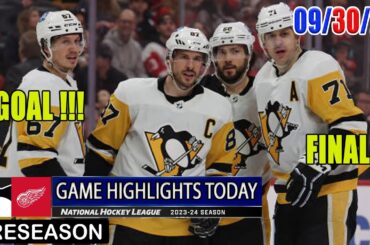 Pittsburgh Penguins vs Detroit Red Wings FULL GAME (09/30/2024) Preseason | 2024 NHL Season