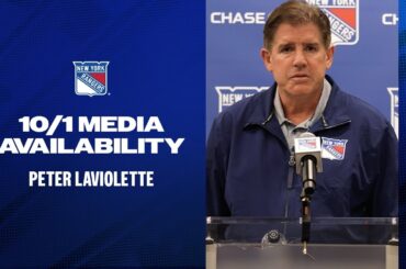 NYR vs NJD: Peter Laviolette Pregame Media Availability | Oct. 1, 2024