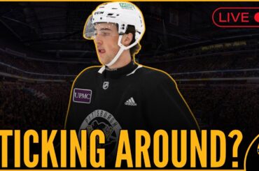 LIVE | Penguins Rookie Defenseman Sticking Around??