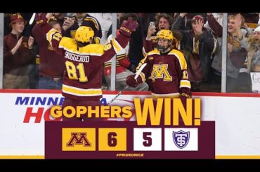 Highlights: #2 Gopher Men's Hockey Tops St. Thomas at the X