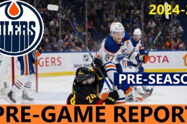 Pre-Game Report: Edmonton Oilers vs Vancouver Canucks | Pre-Season