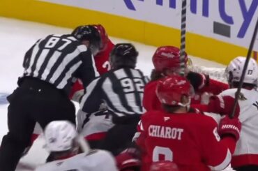 Things Get Heated Between Senators & Red Wings