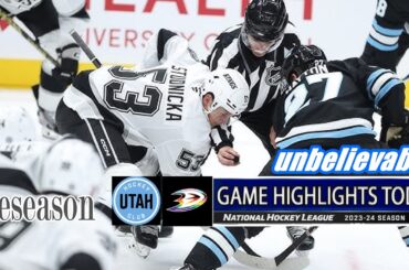 Utah Hockey Club vs Anaheim Ducks Full Game Highlights | preseason | 2024 NHL Season