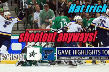 Dallas Stars vs St. Louis Blues Full Highlights (10/03/2024) Preseason | 2024 NHL Season