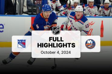 Rangers @ Islanders | October 4, 2024 | NHL Full Game Highlights