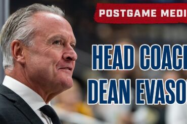 Columbus Blue Jackets Head Coach Dean Evason Recaps the Final Preseason Game | Postgame Media