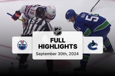 Oilers at Canucks | October 04, 2024 | NHL Full Game Highlights