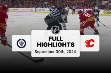 Jets at Flames | October 04, 2024 | NHL Full Game Highlights