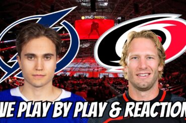 Tampa Bay Lightning Vs Carolina Hurricanes | NHL | Live Game Cast & Audio