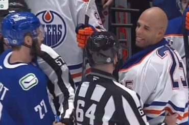 Darnell Nurse Takes a Run at Kiefer Sherwood