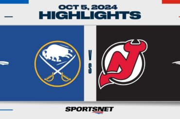 NHL Global Series Highlights | Sabres vs. Devils - October 5, 2024