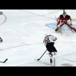 Jake Debrusk goes off post and in past Cory Schneider