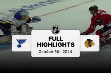 Blues at Blackhawks | October 5, 2024 | NHL Full Game Highlights