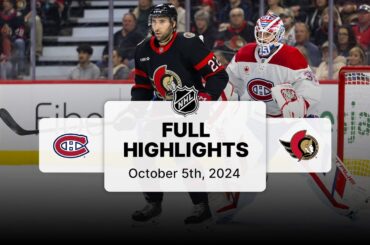 Canadiens at Senators | October 5, 2024 | NHL Full Game Highlights