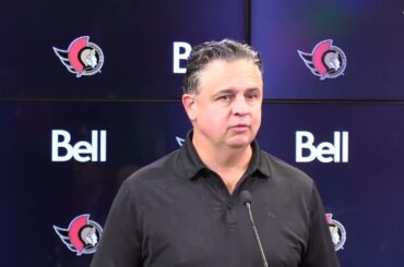 Travis Green Pregame Media Availability vs MTL