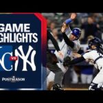 Royals vs. Yankees ALDS Game 1 Highlights (10/5/24) | MLB Highlights