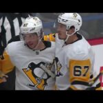 Sidney Crosby scores his 2nd goal against Anton Forsberg.