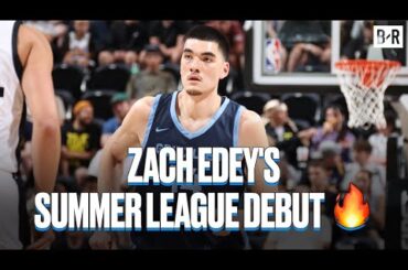 Zach Edey Makes Grizzlies Summer League Debut