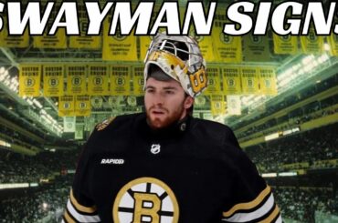 Breaking News: Bruins Sign Jeremy Swayman to 8 Year Deal