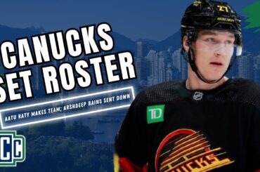 CANUCKS SET ROSTER; AATU RATY MAKES THE TEAM