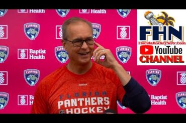 Florida Panthers Coach Paul Maurice Talks Hurricane, Stanley Cup Ring, Banner and Opener v Boston