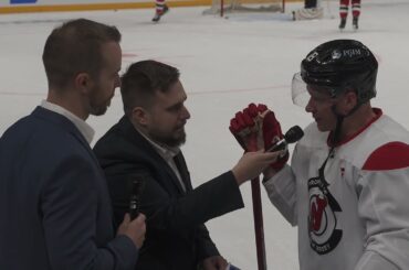 Na ledě s Palátem: Jak Ondřej Palát vyhlíží NHL v Praze 🇨🇿 Ondřej Palát post-practice interview