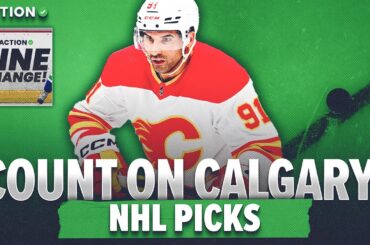 Can Nazem Kadri & Calgary Flames UPSET Vancouver Canucks? | NHL Picks & Predictions | Line Change!