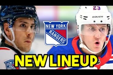 HUGE New York Rangers OPENING NIGHT LINEUP UPDATE & BIG ROSTER MOVES!