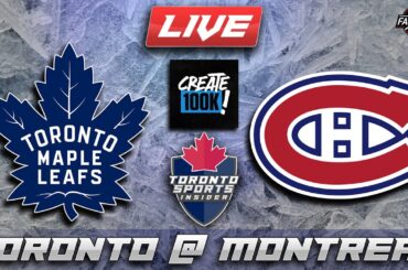 Toronto Maple Leafs vs Montreal Canadiens LIVE Stream Game Audio | NHL Opening Night Gamecast & Chat