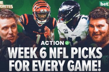 NFL Week 6 Betting Predictions & BETS for EVERY NFL Game! NFL Expert Picks | The Favorites Podcast