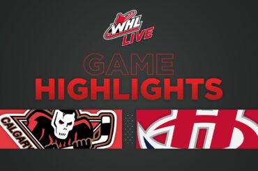 WHL Highlights: Hitmen (7) at Hurricanes (2) - December 17, 2022