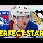 DOMINANT WIN… New York Rangers CRUSH Pittsburgh Penguins In SEASON OPENER!