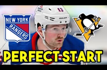 DOMINANT WIN… New York Rangers CRUSH Pittsburgh Penguins In SEASON OPENER!