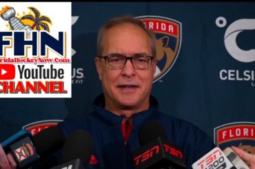 Coach Paul Maurice: Florida Panthers Morning Skate at Ottawa Senators