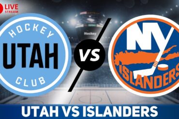 Utah Hockey Club vs New York Islanders LIVE GAME REACTION & PLAY-BY-PLAY