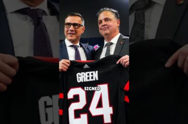 Drake Batherson talks about the #OttawaSenators hiring new head coach Travis Green | @DraftKings |