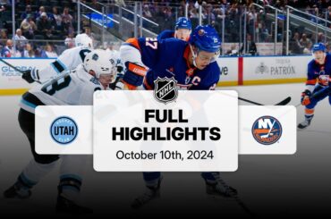 Utah Hockey Club at Islanders | October 10, 2024 | NHL Full Game Highlights