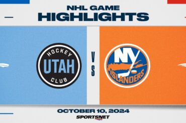 NHL Highlights | Utah HC vs. Islanders - October 10, 2024