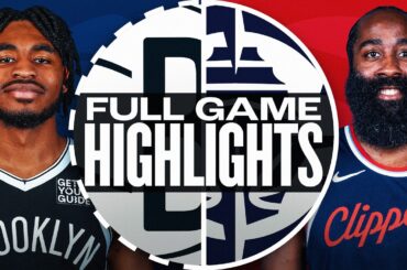 NETS at CLIPPERS | NBA PRESEASON FULL GAME HIGHLIGHTS | October 8, 2024