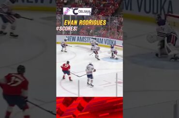 FLORIDA PANTHERS vs EDMONTON OILERS, Evan Rodrigues Scores in Stanley Cup Final 1 2024 #hockey