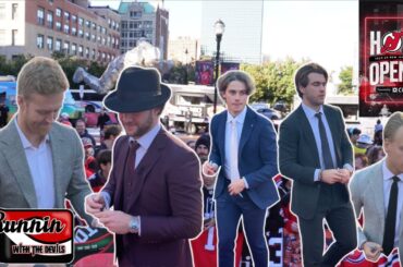 NJ Devils Red Carpet EXCLUSIVE Before 2024-25 Home Opener FULL CUT #njdevils