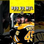 Thats More Like It! | Bruins Recap Game 2 #bruins